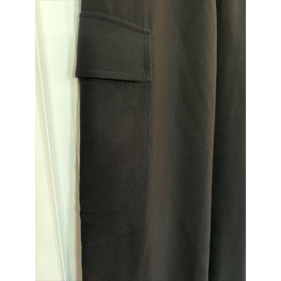 WAYF Black Wide Leg Cargo Trousers XS - Picture 3 of 7